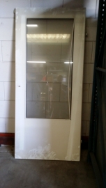 No. 50 Massieve deur met glas 93 x 211