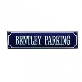 Bentley Parking Emaille Straat Naambord