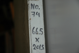No. 74 Stompe paneeldeur 66.5 x 201,5