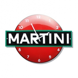 Martini Emaille horloge