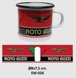 Moto Guzzi Emaille Beker / Mok