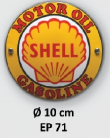 Shell Motor Oil Emaille bord ⌀ 10 cm