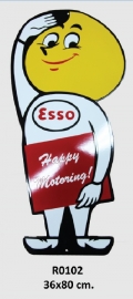 Esso Emaille bord 36x80 cm