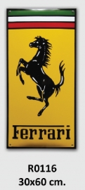 Ferrari Emaille bord 30x60 cm