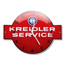 Kreidler Service Emaille horloge