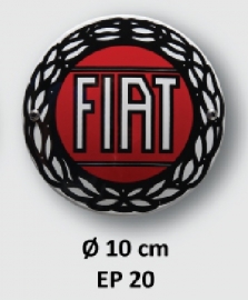 Fiat Emaille bord Ø 10 cm