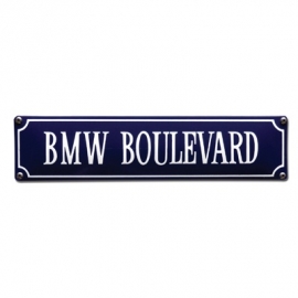 BMW Boulevard Emaille Straat Naambord