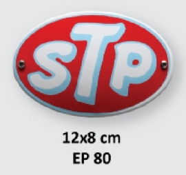 STP Emaille bord 12x8 cm