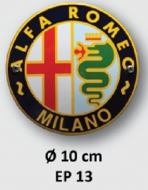 Alfa Romeo Milano Emaille bord Ø 10 cm