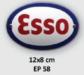 Esso Emaille bord 12x8 cm