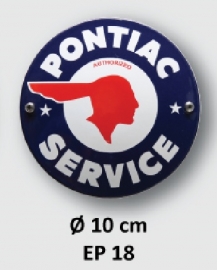 Pontiac Service Emaille bord Ø 10 cm