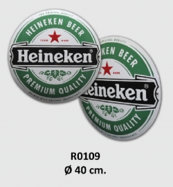 Heineken Emaille bord Ø 40 cm