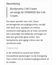Deynique Bio Cell exclusief 24 uurs