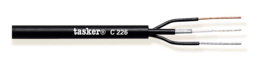 Tasker C226 1x0,08+ 2x0,50mm² speciaal video kabel voor security omgeving . voor lange afstanden 75Ω permeter