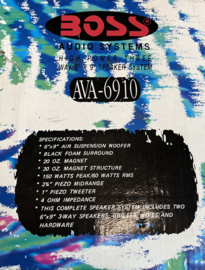 BOSS  6’x9’ Speaker systeem  150W Set