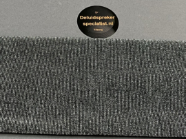 Radio Luidsprekerdoek Zwart met zilver
