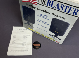 U.S.BLASTER 3-Way speaker Systeem Set