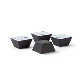 Audio Dynavox - Dynavox siliconen elastomeer demper EDS20 set van 4, vorm 3D trapeze
