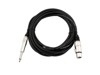 Omnitronic - female XLR kabel - 6.3mm mono jack