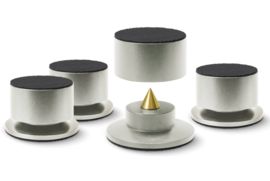 Audio Dynavox - Dynavox BA-4 high-end voetenset 4 delig zilver