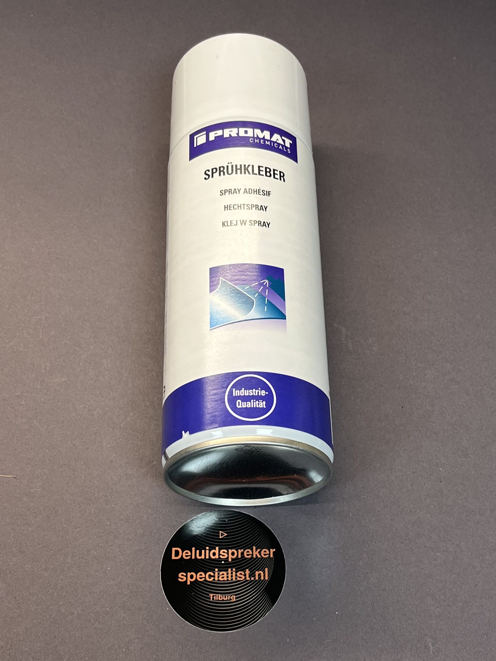 Spuitlijm voor het bevestigen van akoestisch doek, luidsprekerdoek