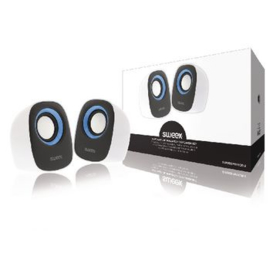 SWEEX. Speaker 2.0 Bedraad 4 W Wit/Blauw