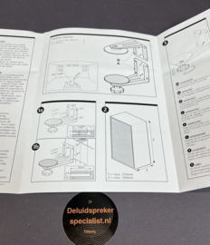 DUO 220 SET Luidspreker wandsteunen vogel's