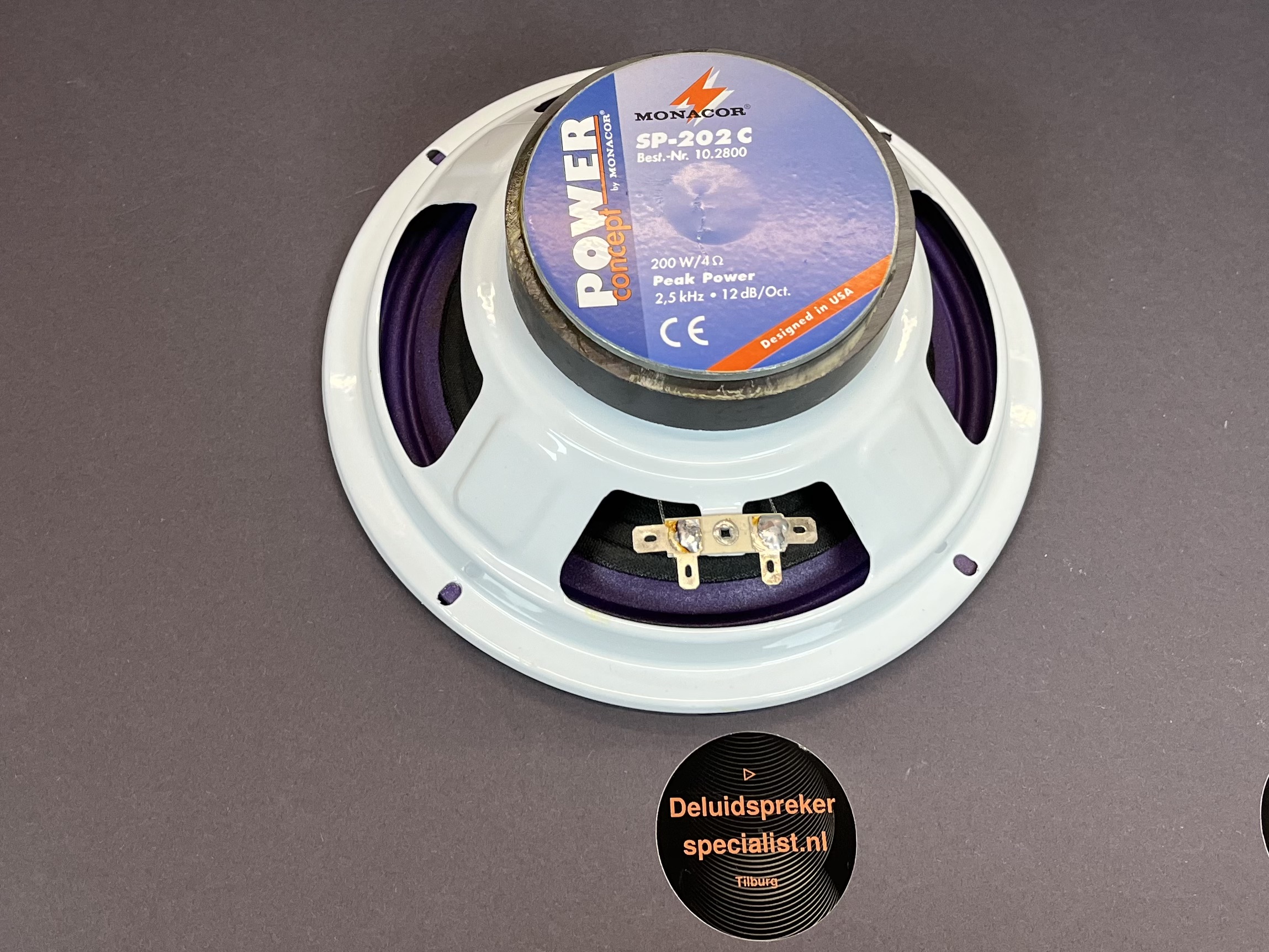 Carpower SP-202C Auto-Hifi-woofer Monacor 200 WMAX 4Ω