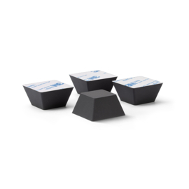 Audio Dynavox - Dynavox siliconen elastomeer demper EDS32 set van 4, vorm 3D trapeze
