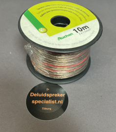 Luidsprekerkabel CCA 2x1.5 mm² 10m
