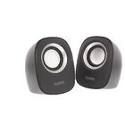 SWEEX. Speaker 2.0 Bedraad 4 W Zwart/Zilver