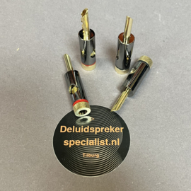 Audio Dynavox - Banaanstekker-set
