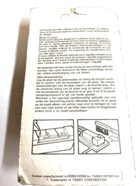 Platen borstel met vloeistof REALISTIC