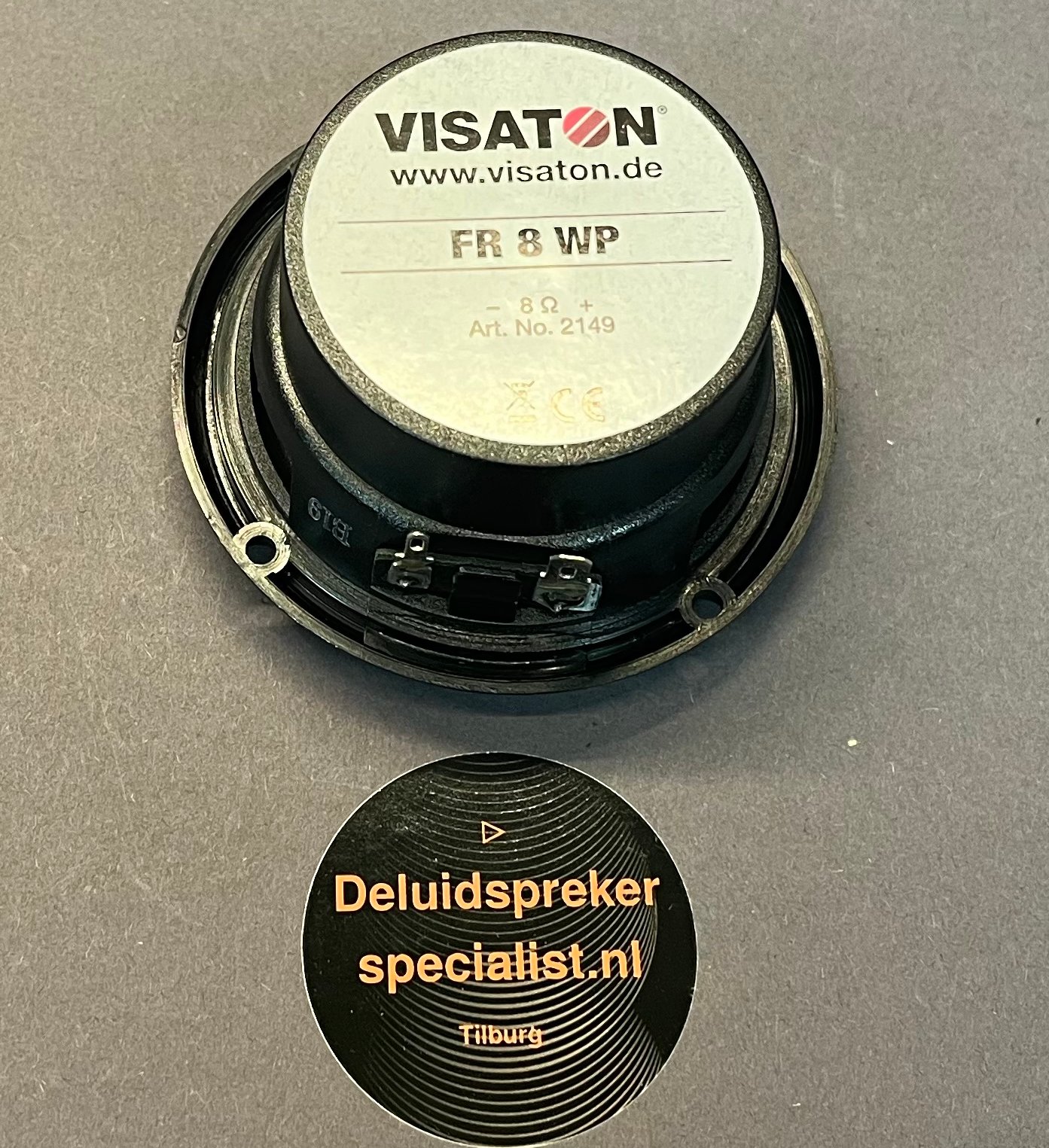Visaton FR8WP Zwart - 8 ohm