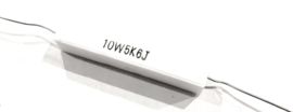 INTERTECHNIK WAX10, Keramische draadweerstand, 5,6ohm, 10W, 5%