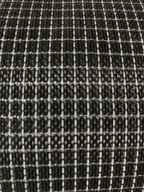 NOVANEX Speakerdoek zwart ruitje /zilver glitter