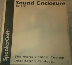SpeakerCraft SE1612 6 In-Wall Sound Enclosure