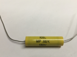 ICEL .68uF 160V LCR METALLIZED POLYESTER MP AXIAL AUDIO CAPACITOR