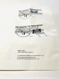 FIAT 132 mod 1600-1600S-1800S