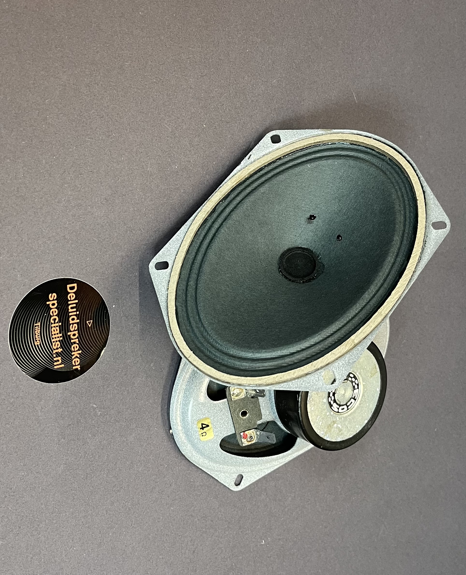 ECOS SUPER Ovaal Speaker 4 ohm