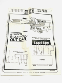 FORD ESCORT 1980 Radio kit