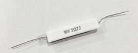 INTERTECHNIK WAX10, Keramische draadweerstand, 2,7ohm, 10W, 5%