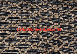 Radio doek bruin met koper