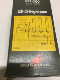 MONACOR LED-LS-Regerpaar DLP-200