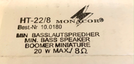 Monacor HT-22/8