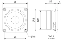 VISATON  FRWS 5, 4 ohm