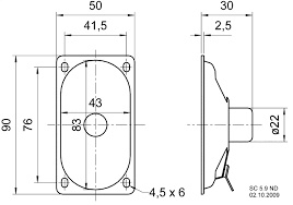 Visaton ovale full-range SC5.9ND/8