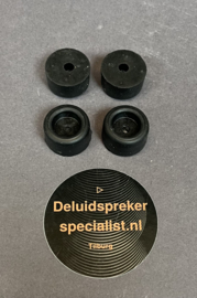 Rubber voetjes set 4x 20x12mm