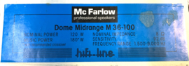 Mc Farlow Dome Midrange M36-100