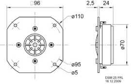 Visaton DSM 50 FFL - 8 ohm zilver